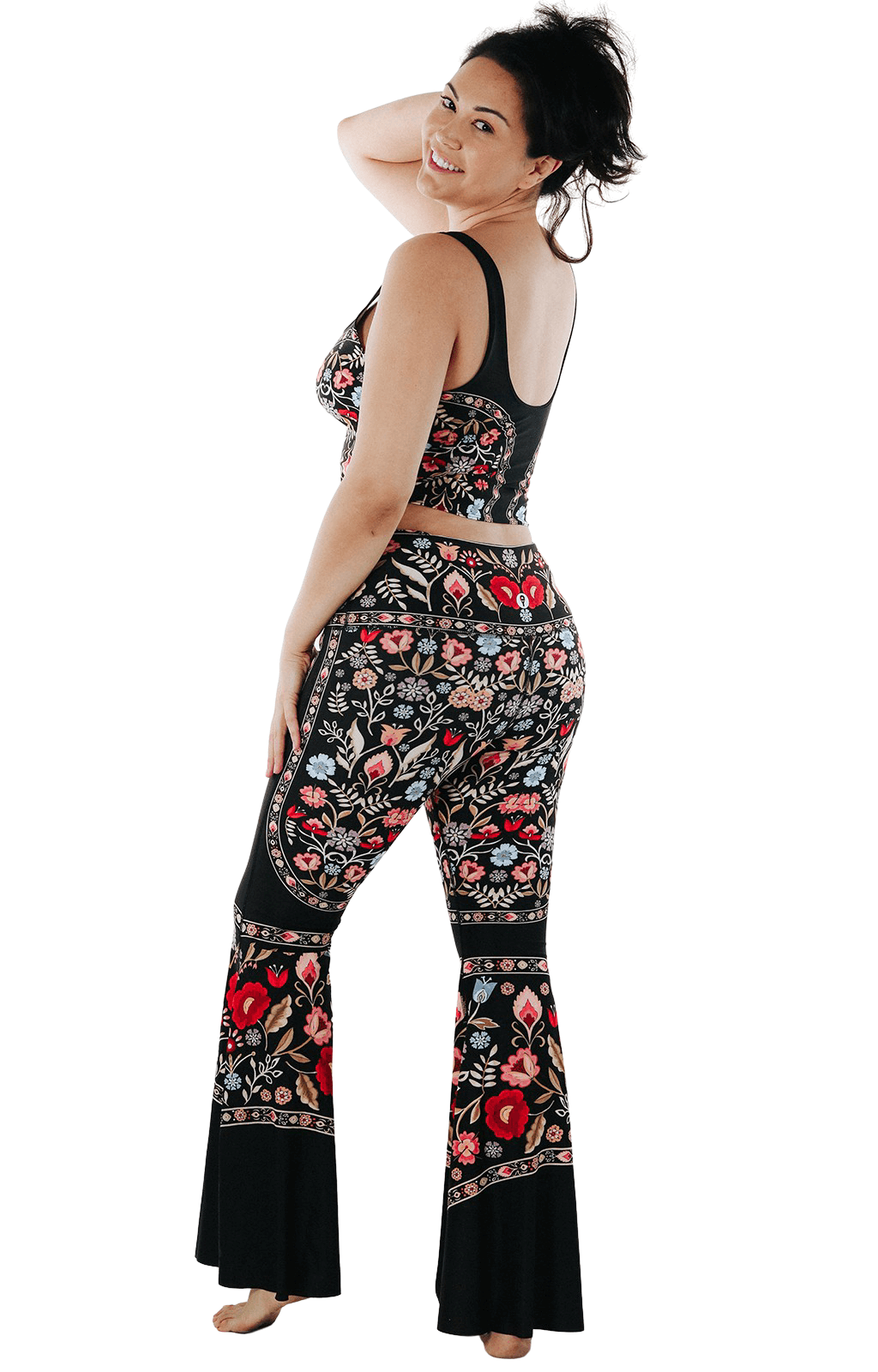 Rustica Printed Bell Bottoms by Yoga Democracy